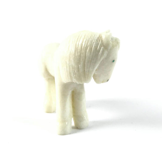 Bryston Bowannie Marble Horse Fetish Carving-Indian Pueblo Store