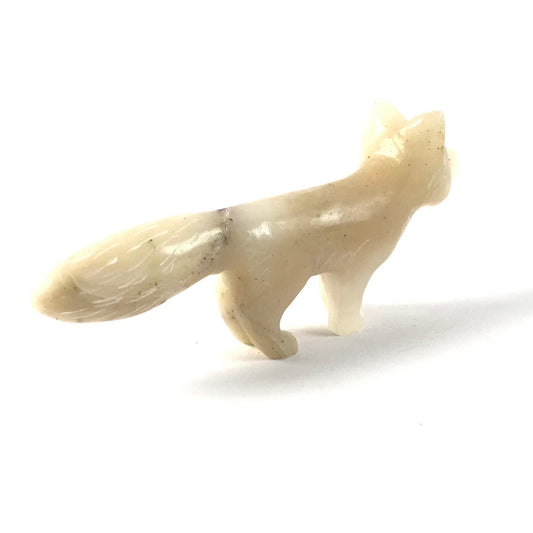 Cody Nastacio Onyx Fox Fetish Carving-Indian Pueblo Store