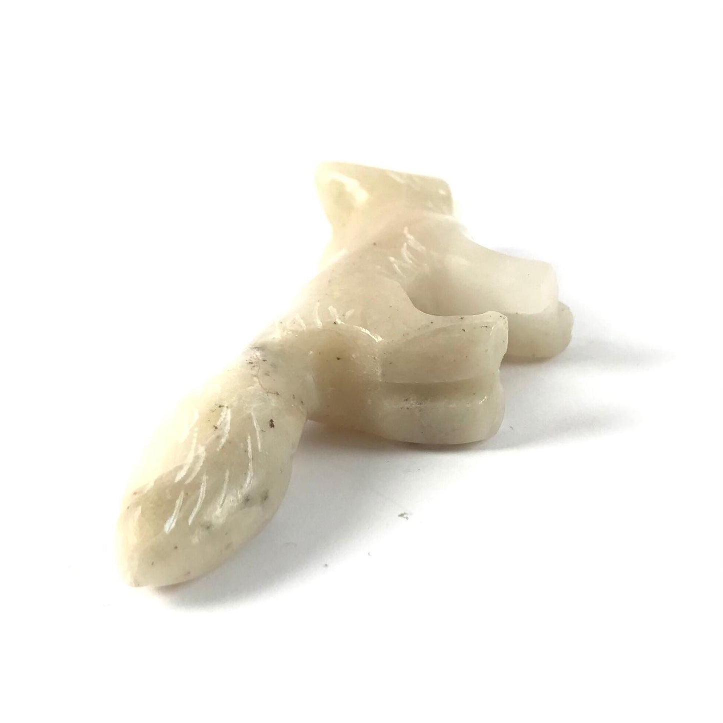 Cody Nastacio Onyx Fox Fetish Carving-Indian Pueblo Store