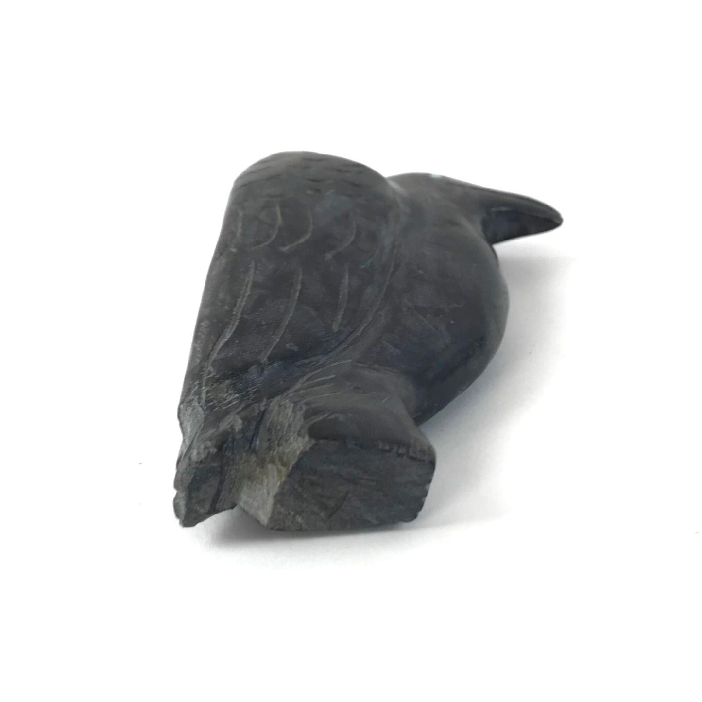 Cody Nastacio Marble Raven Fetish Carving-Indian Pueblo Store