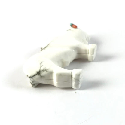 Andres Lementino Marble Buffalo Fetish Carving-Indian Pueblo Store