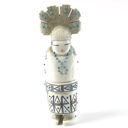Claudia Peina Antler Spring Rain Maiden Fetish Carvings-Indian Pueblo Store