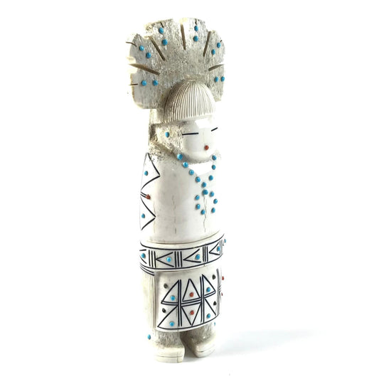 Claudia Peina Antler Spring Rain Maiden Fetish Carvings-Indian Pueblo Store