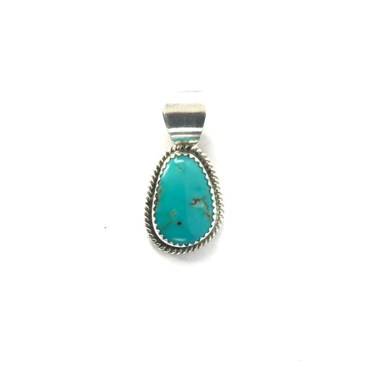 Bryon Begay Kingman Turquoise Pendant-Indian Pueblo Store