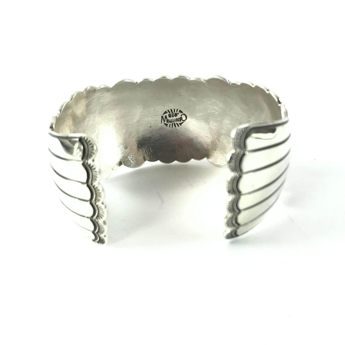 Charleston Willie Sterling Silver and Turquoise Bracelet-Indian Pueblo Store