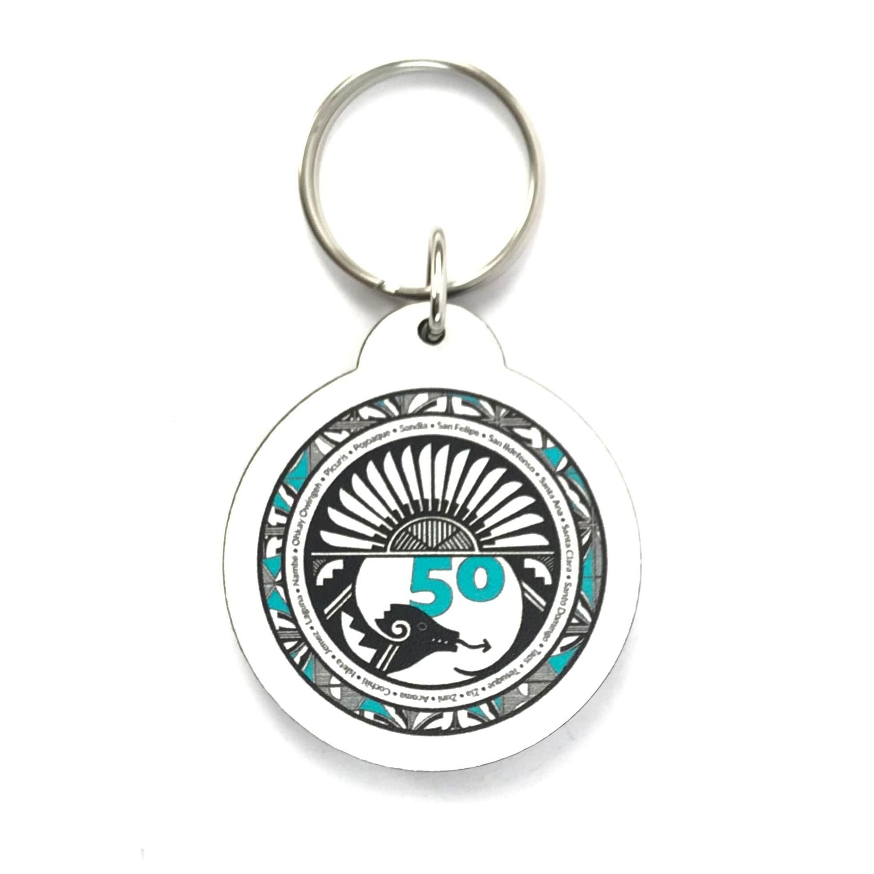 IPCC Commemorative 50th Anniversary Keychain-Indian Pueblo Store