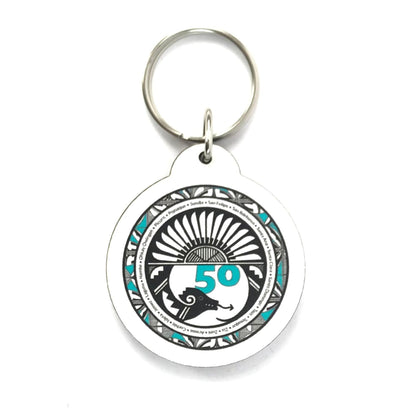 IPCC Commemorative 50th Anniversary Keychain-Indian Pueblo Store