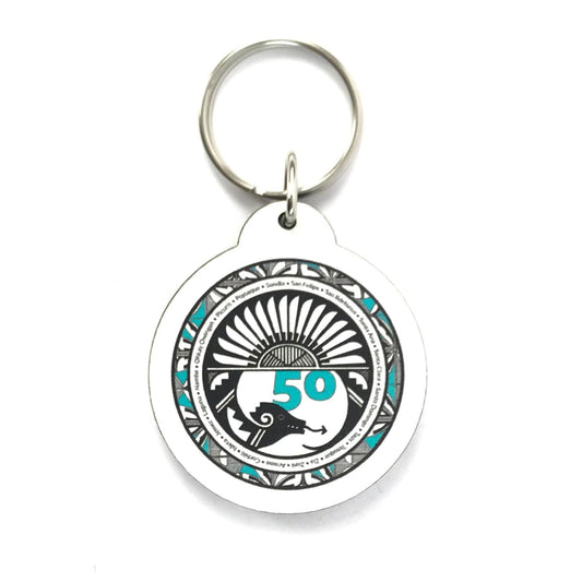 IPCC Commemorative 50th Anniversary Keychain-Indian Pueblo Store