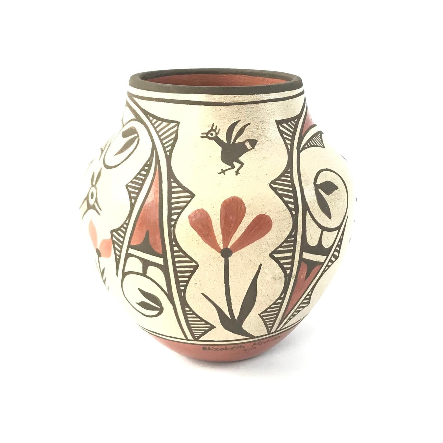 Elizabeth Medina Thunder and Lightning Bowl-Indian Pueblo Store