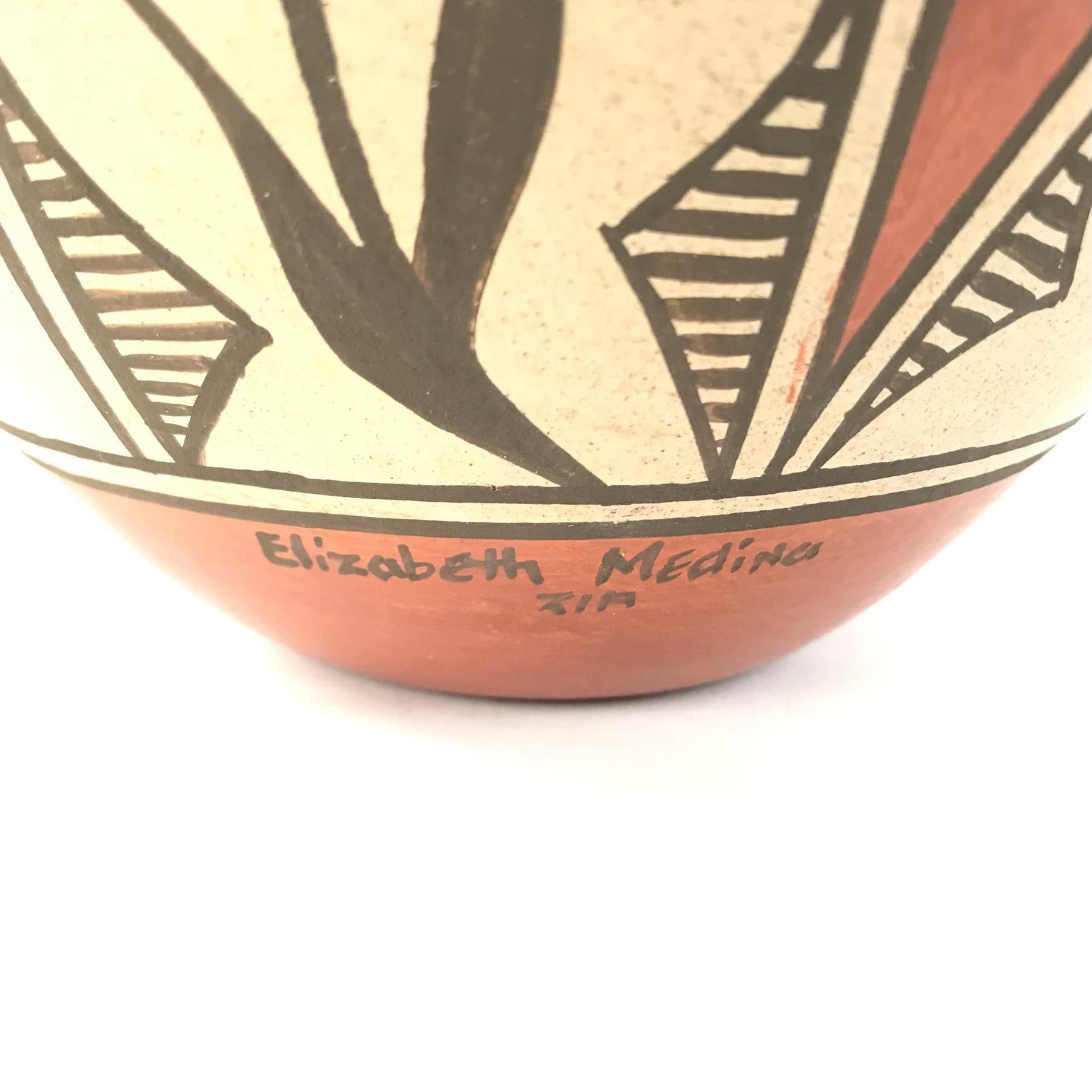 Elizabeth Medina Thunder and Lightning Bowl-Indian Pueblo Store