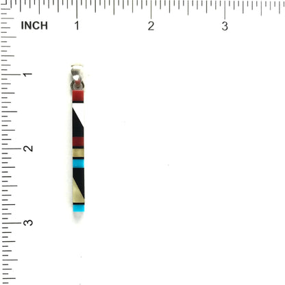 Madarrel Kallestewa Channel Inlay Pendant-Indian Pueblo Store