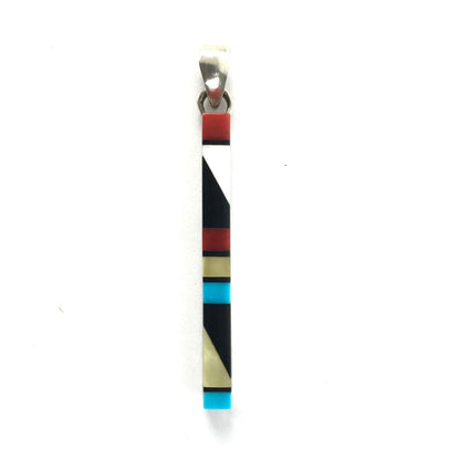 Madarrel Kallestewa Channel Inlay Pendant-Indian Pueblo Store