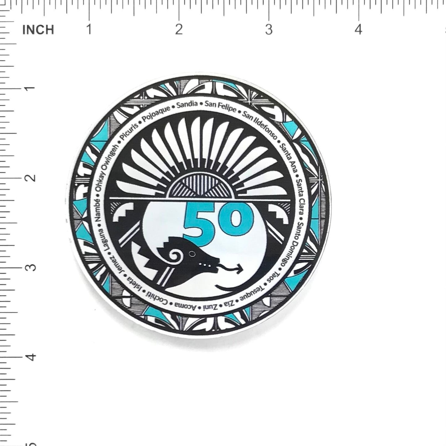 50th Anniversary Avanyu Magnet-Indian Pueblo Store