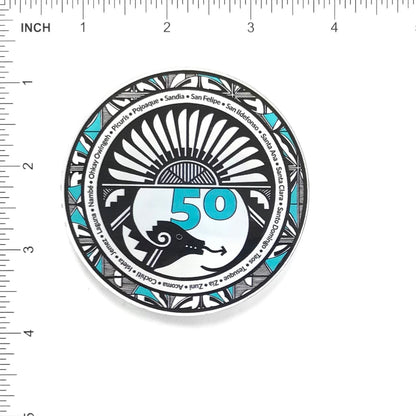 50th Anniversary Avanyu Magnet-Indian Pueblo Store