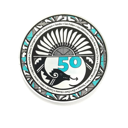 50th Anniversary Avanyu Magnet-Indian Pueblo Store