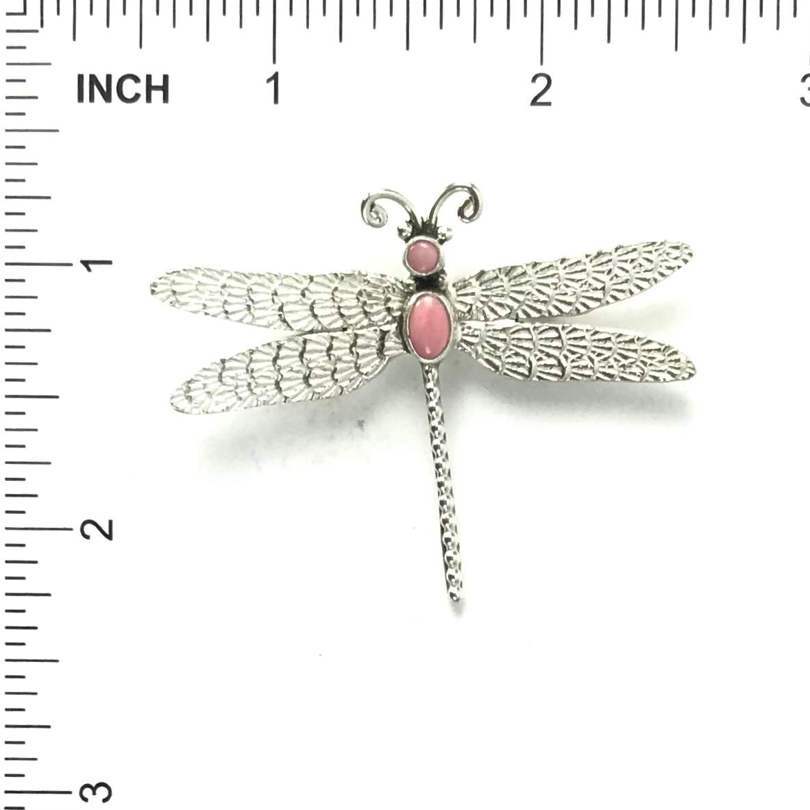 Lee Charley Pink Conch Shell Dragonfly Pin-Indian Pueblo Store