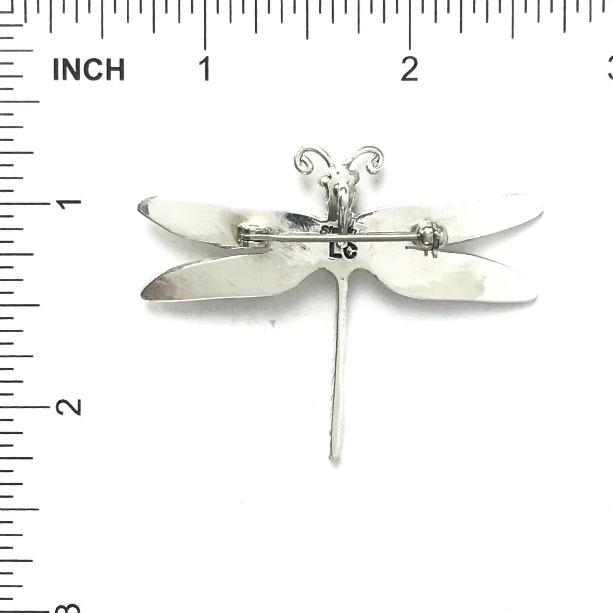 Lee Charley Pink Conch Shell Dragonfly Pin-Indian Pueblo Store