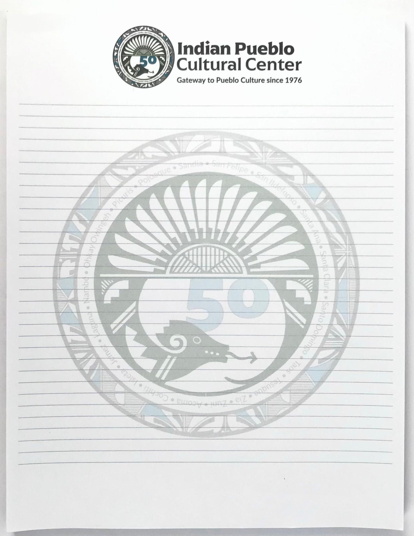 50th Anniversary Scratch Pad-Indian Pueblo Store