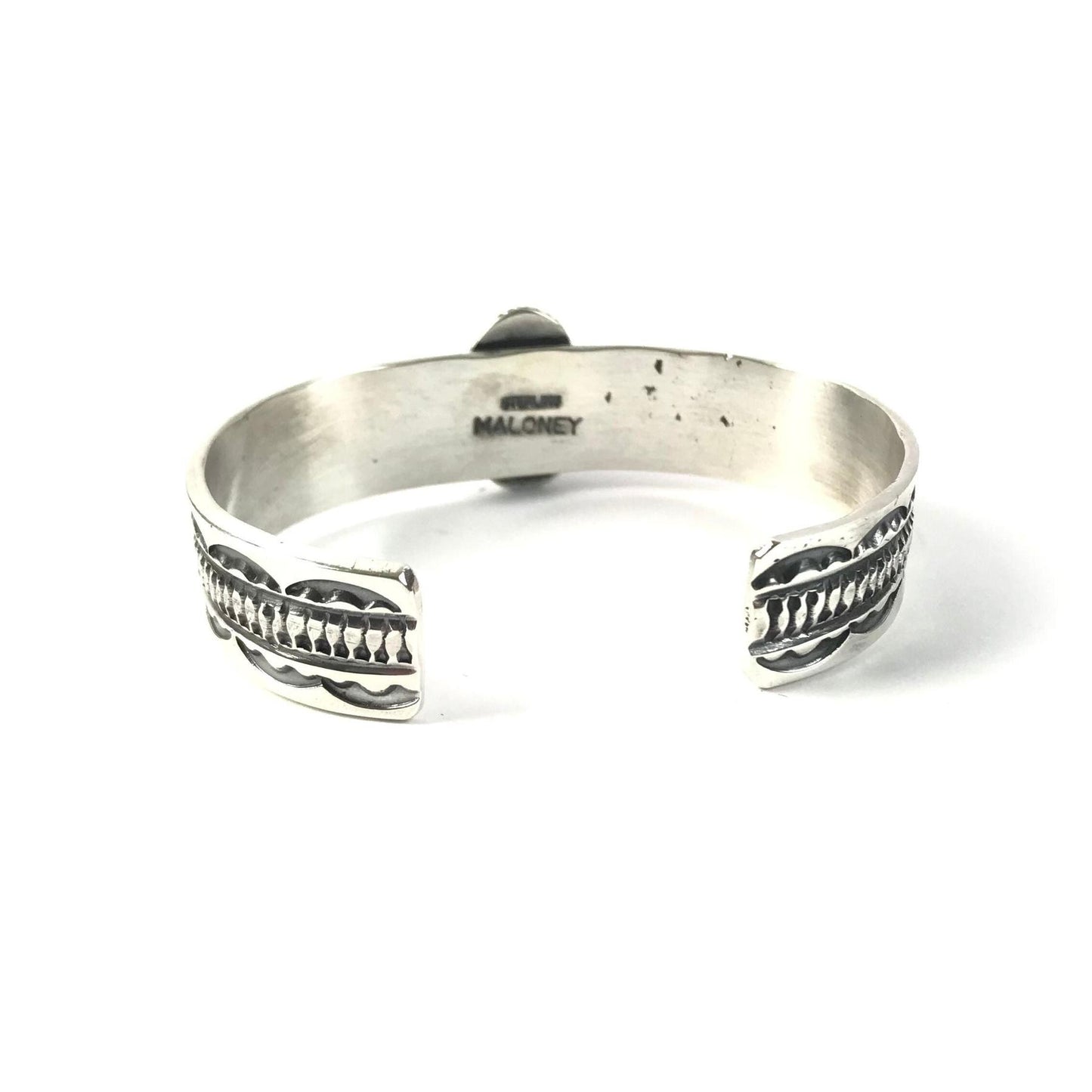 Leonard Maloney Kingman Turquoise Bracelet-Indian Pueblo Store