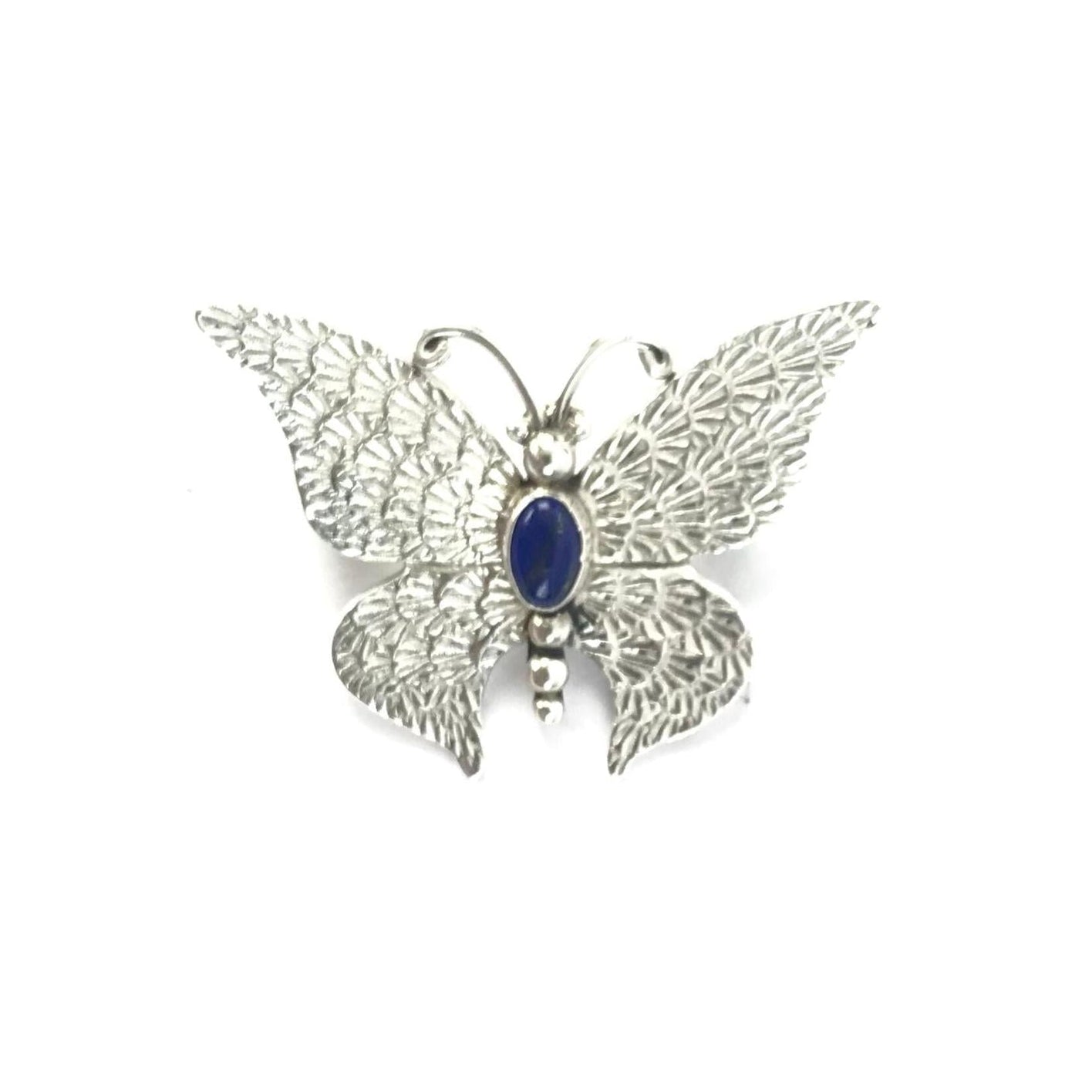 Lee Charley Lapis Butterfly Pin-Indian Pueblo Store