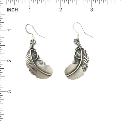 Chris Charley Curved Dangle Earring-Indian Pueblo Store