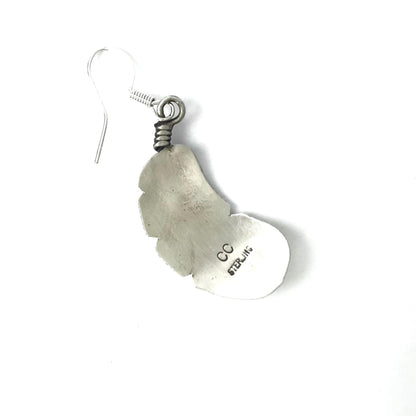 Chris Charley Curved Dangle Earring-Indian Pueblo Store