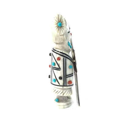Claudia Peina Warrior Maiden Fetish Carving-Indian Pueblo Store