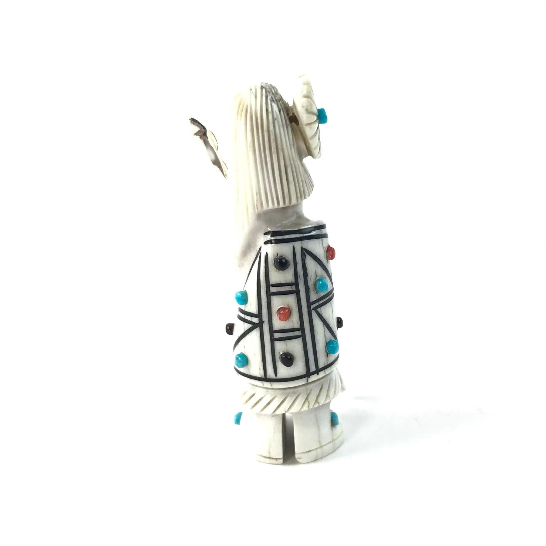 Claudia Peina Warrior Maiden Fetish Carving-Indian Pueblo Store