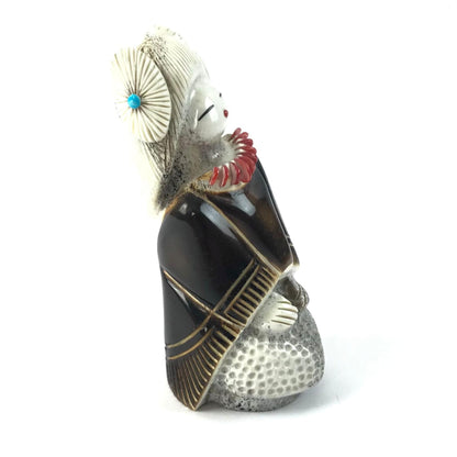 Claudia Peina Corn Grinder Fetish Carving-Indian Pueblo Store