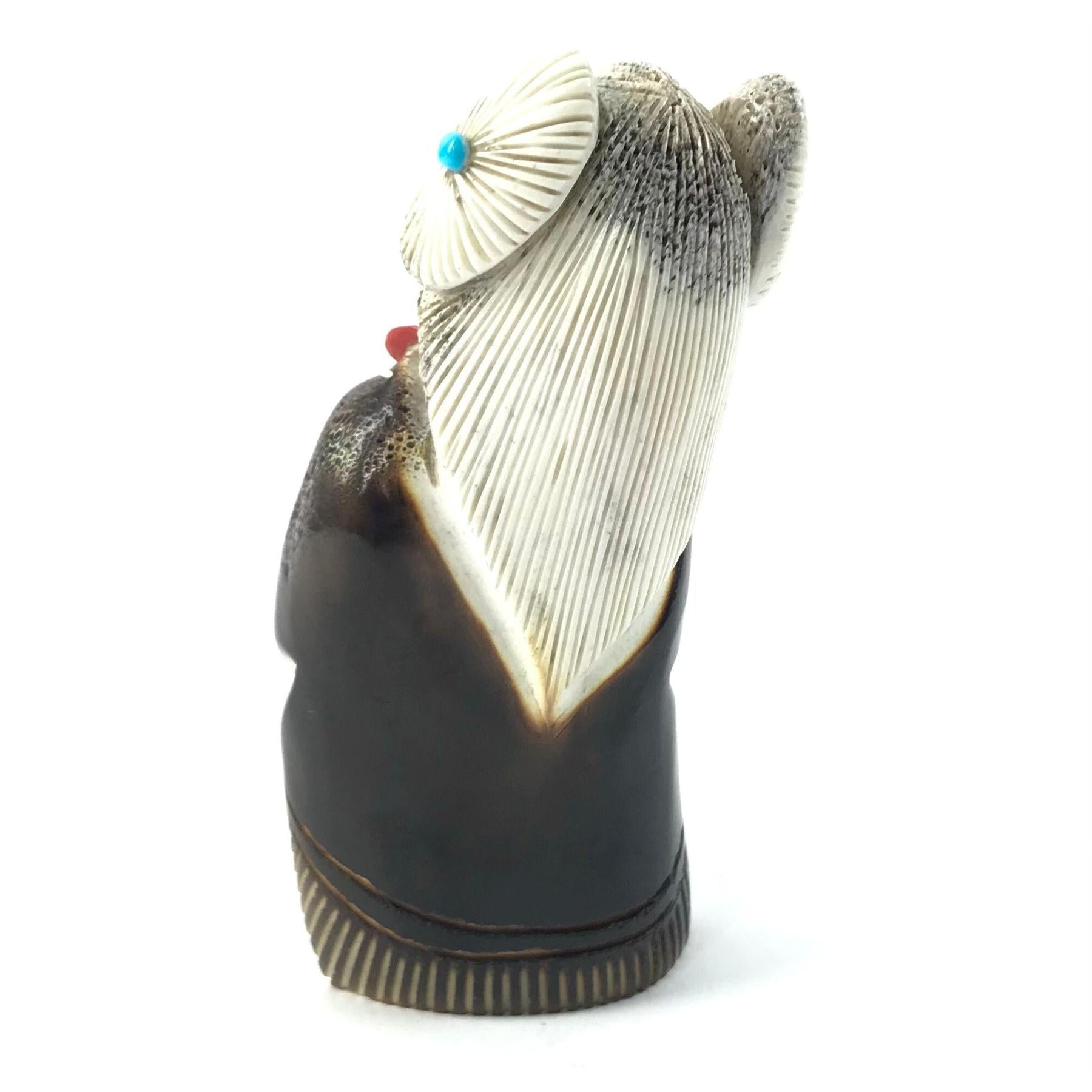 Claudia Peina Corn Grinder Fetish Carving-Indian Pueblo Store