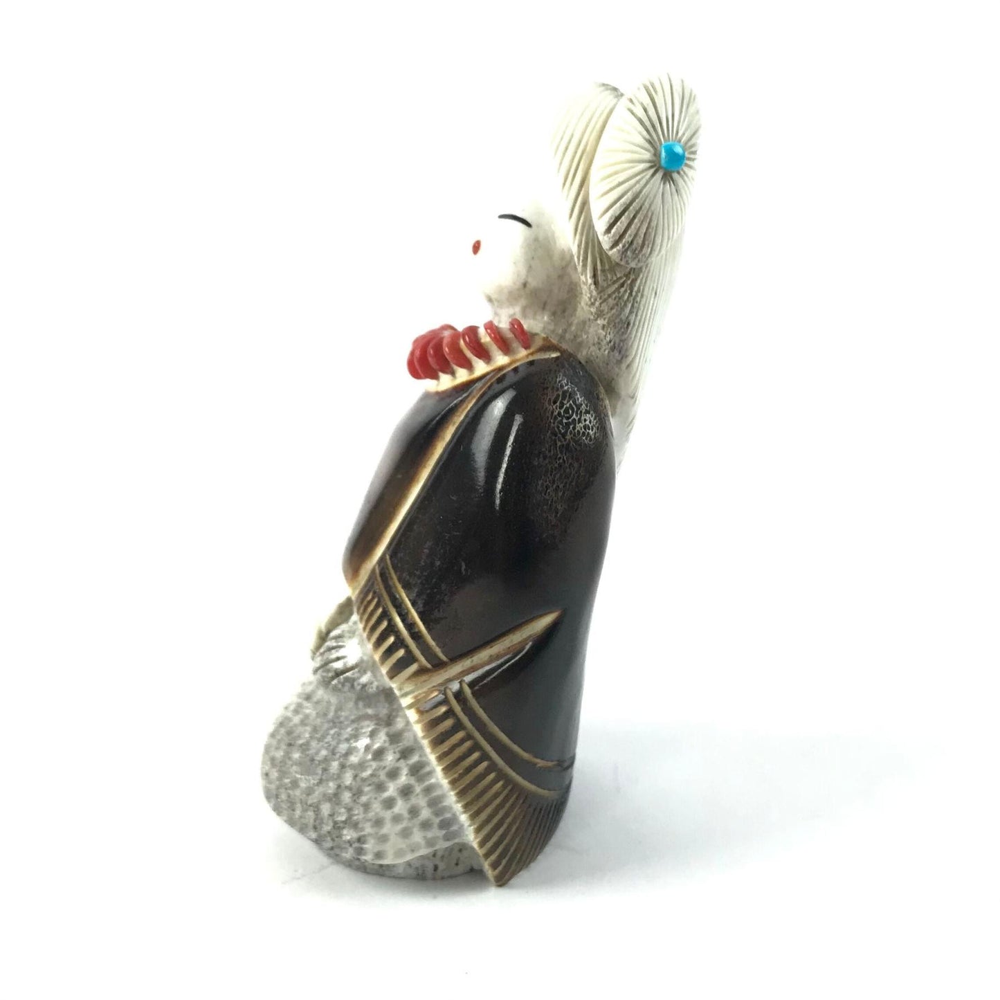 Claudia Peina Corn Grinder Fetish Carving-Indian Pueblo Store
