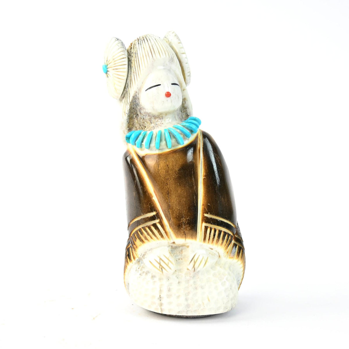Claudia Peina Corn Grinder Fetish Carving-Indian Pueblo Store