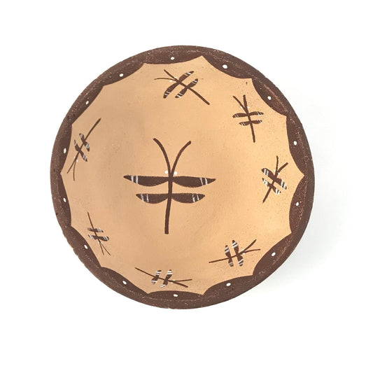 Erma and Brandon Homer Dragonfly Bowl-Indian Pueblo Store