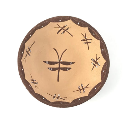 Erma and Brandon Homer Dragonfly Bowl-Indian Pueblo Store