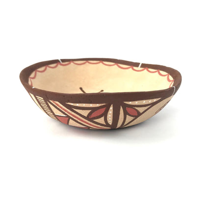 Erma and Brandon Homer Dragonfly and Tadpole Bowl-Indian Pueblo Store