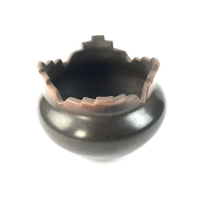 Nicholas Martinez San Ildefonso Kiva Step Bowl-Indian Pueblo Store