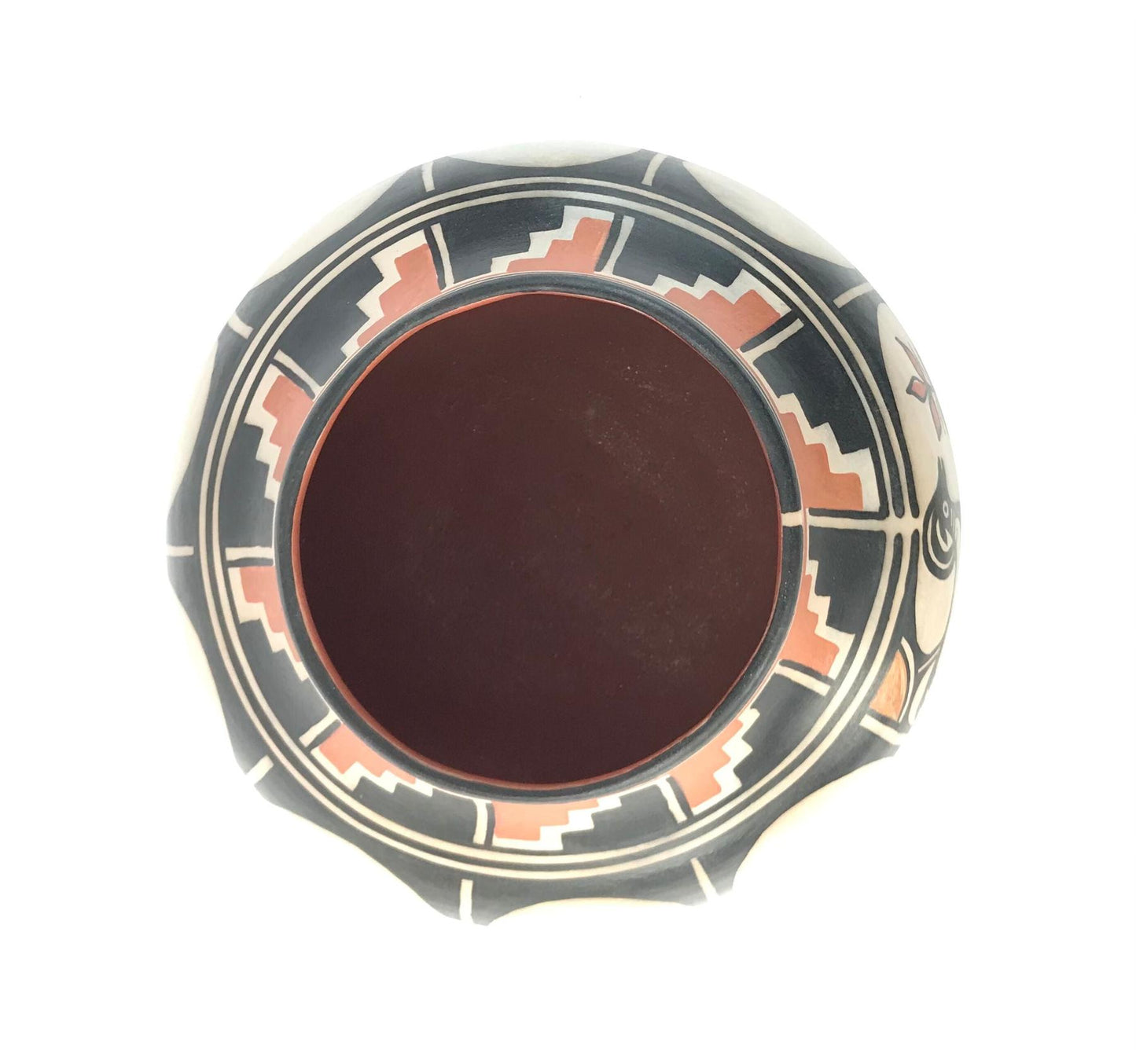 Robert Tenorio Santo Domingo Ram Bowl-Indian Pueblo Store