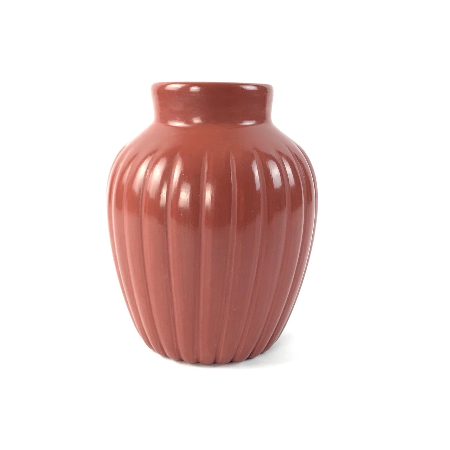 Alvin Baca Polished Melon Jar