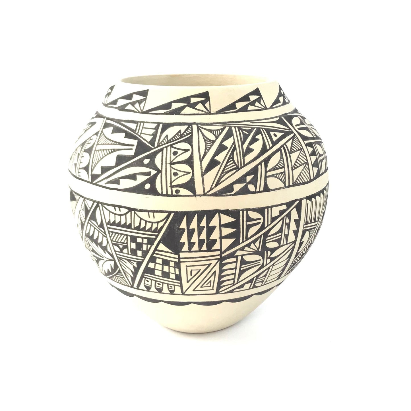 Gabriel Gonzales Holloway Jemez Black and White Bowl