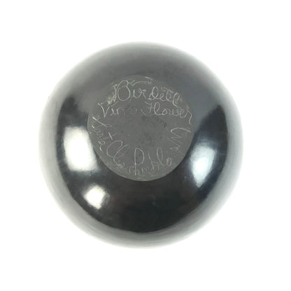 Birdell Bourdon Vineflower Black on Black Bowl