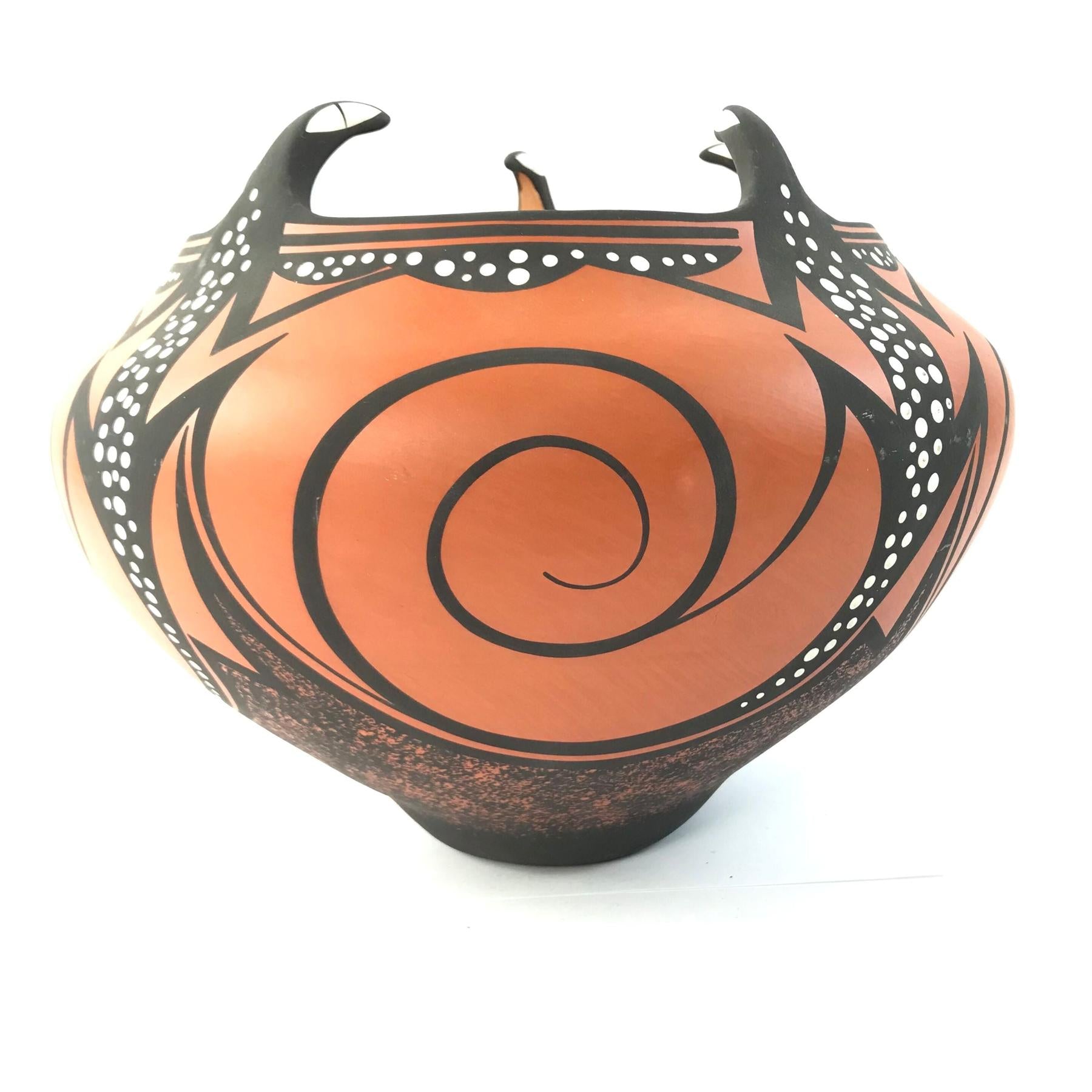 Anderson Peynetsa Zuni Large Lizard Bowl-Indian Pueblo Store