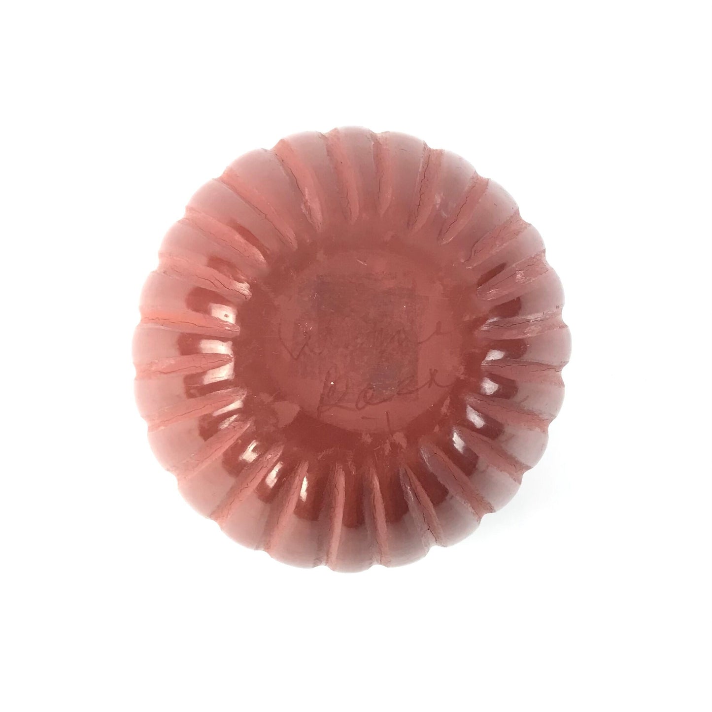 Angela Baca Small Carved Melon Bowl