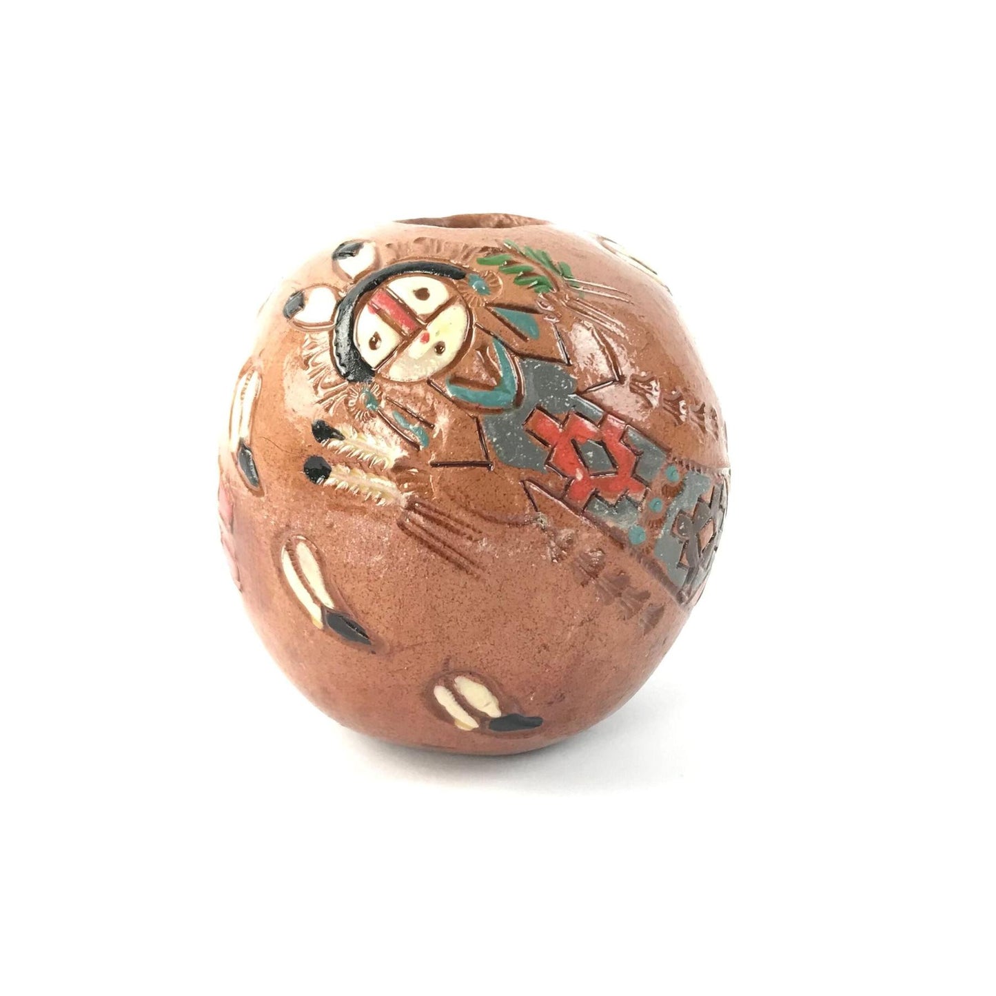 Ken and Irene White Pine Pitch Seed Pot-Indian Pueblo Store