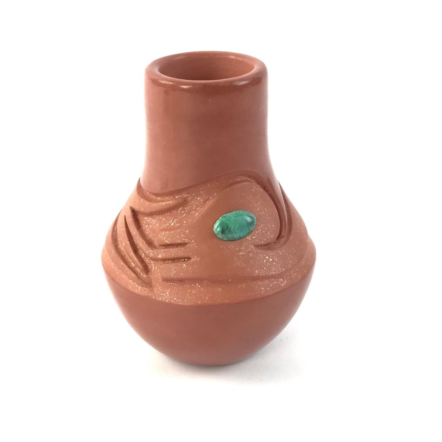 Dora Tse Pe San Ildefonso Avanyu Jar-Indian Pueblo Store