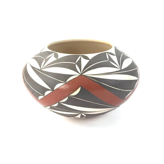 Yvonne Analla Lucas Laguna Traditional Bowl-Indian Pueblo Store