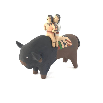 Clifford K Fragua Jemez Buffalo Storyteller-Indian Pueblo Store