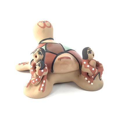 Felicia Fragua Curley Turtle with Three Children Storyteller-Indian Pueblo Store