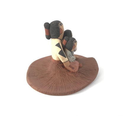 Clifford K Fragua Jemez 2 Child Storyteller-Indian Pueblo Store