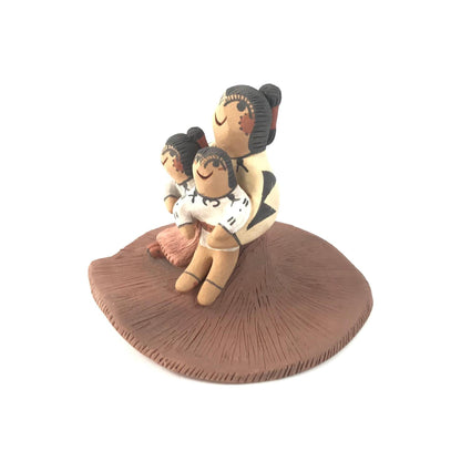 Clifford K Fragua Jemez 2 Child Storyteller-Indian Pueblo Store