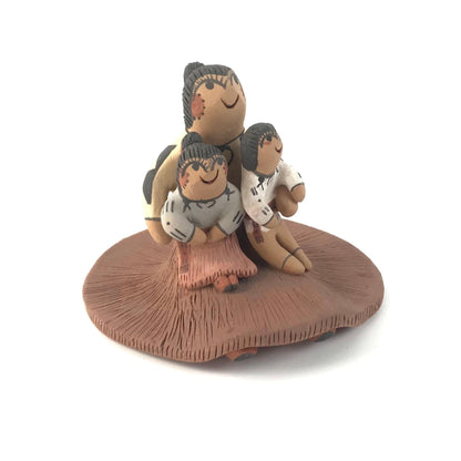 Clifford K Fragua Jemez 2 Child Storyteller-Indian Pueblo Store
